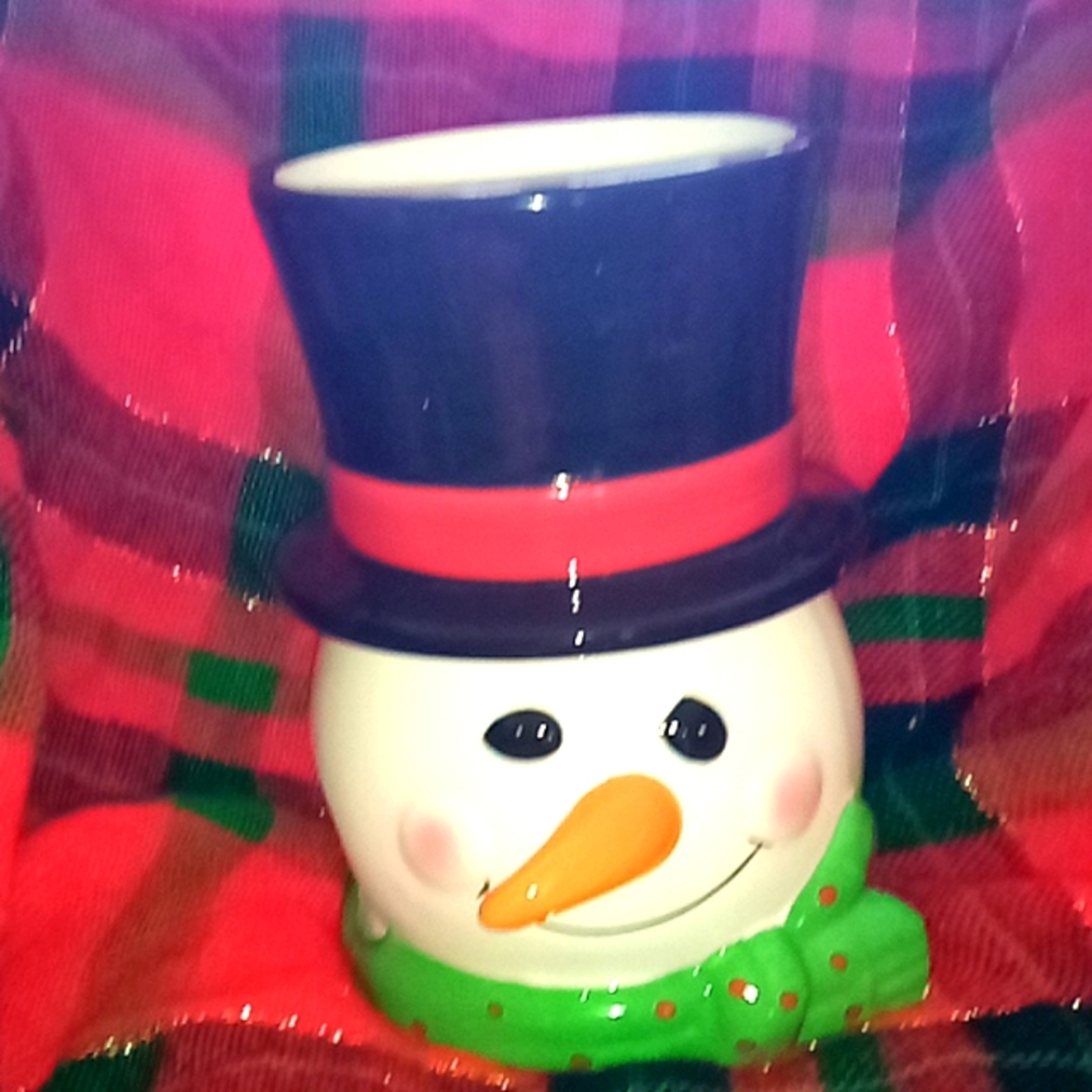 Snow Much Fun fondue pot or can be used as wax melt also.